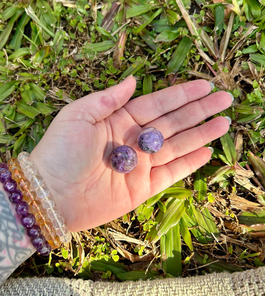 Charoite Sphere