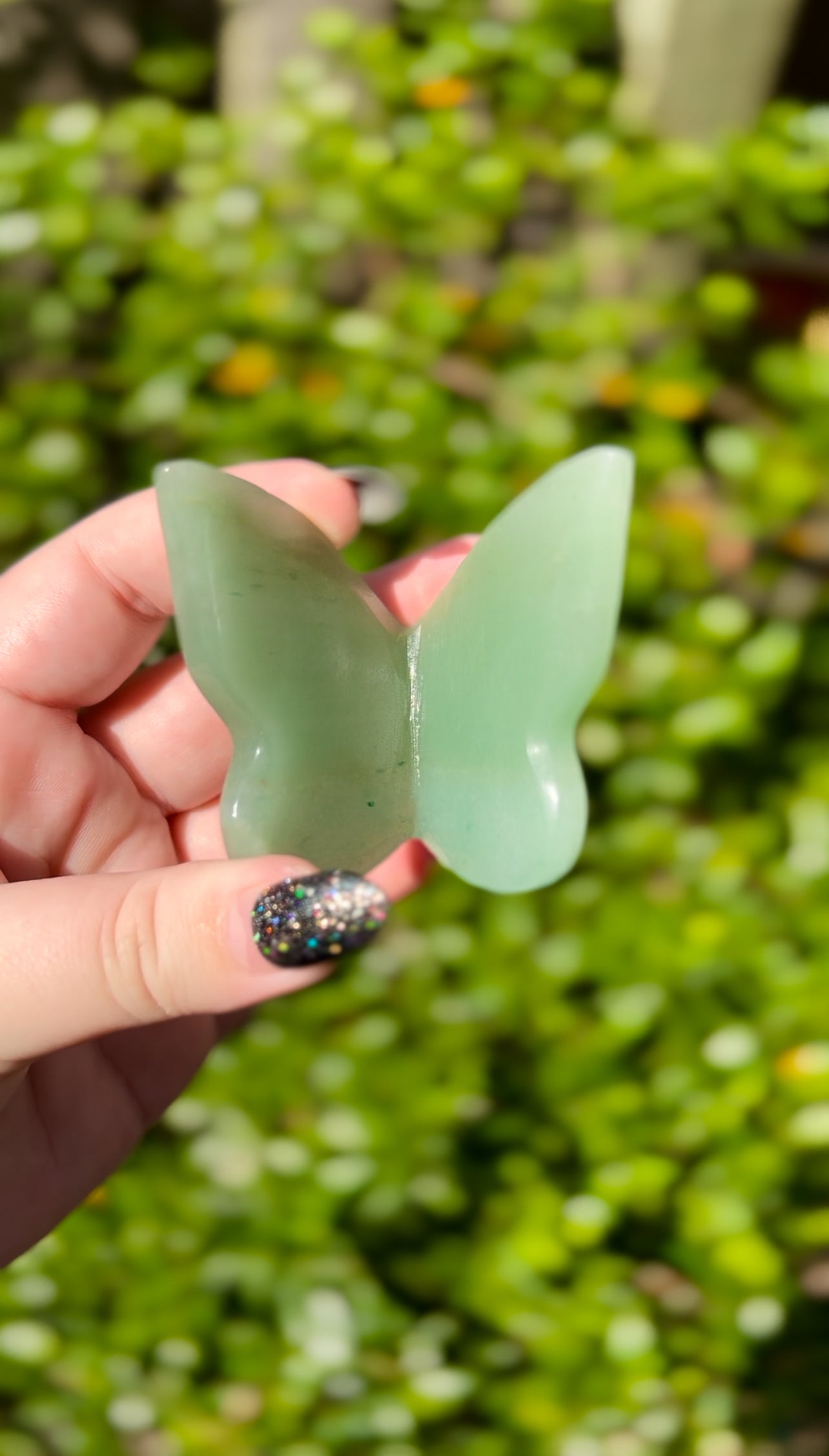 Green Aventurine 3D Butterfly